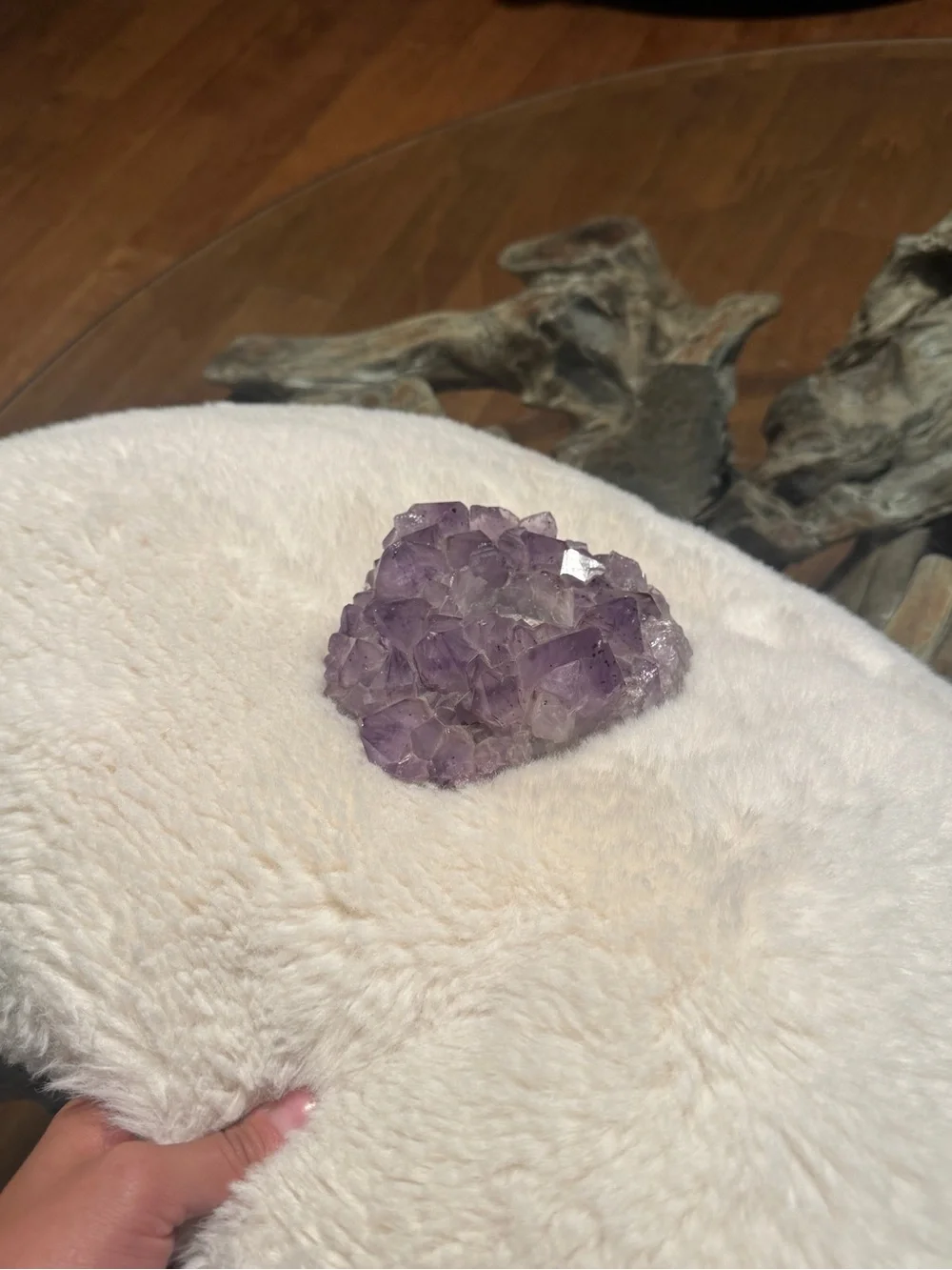 Amethyst Crystal Tealight Candle Holder